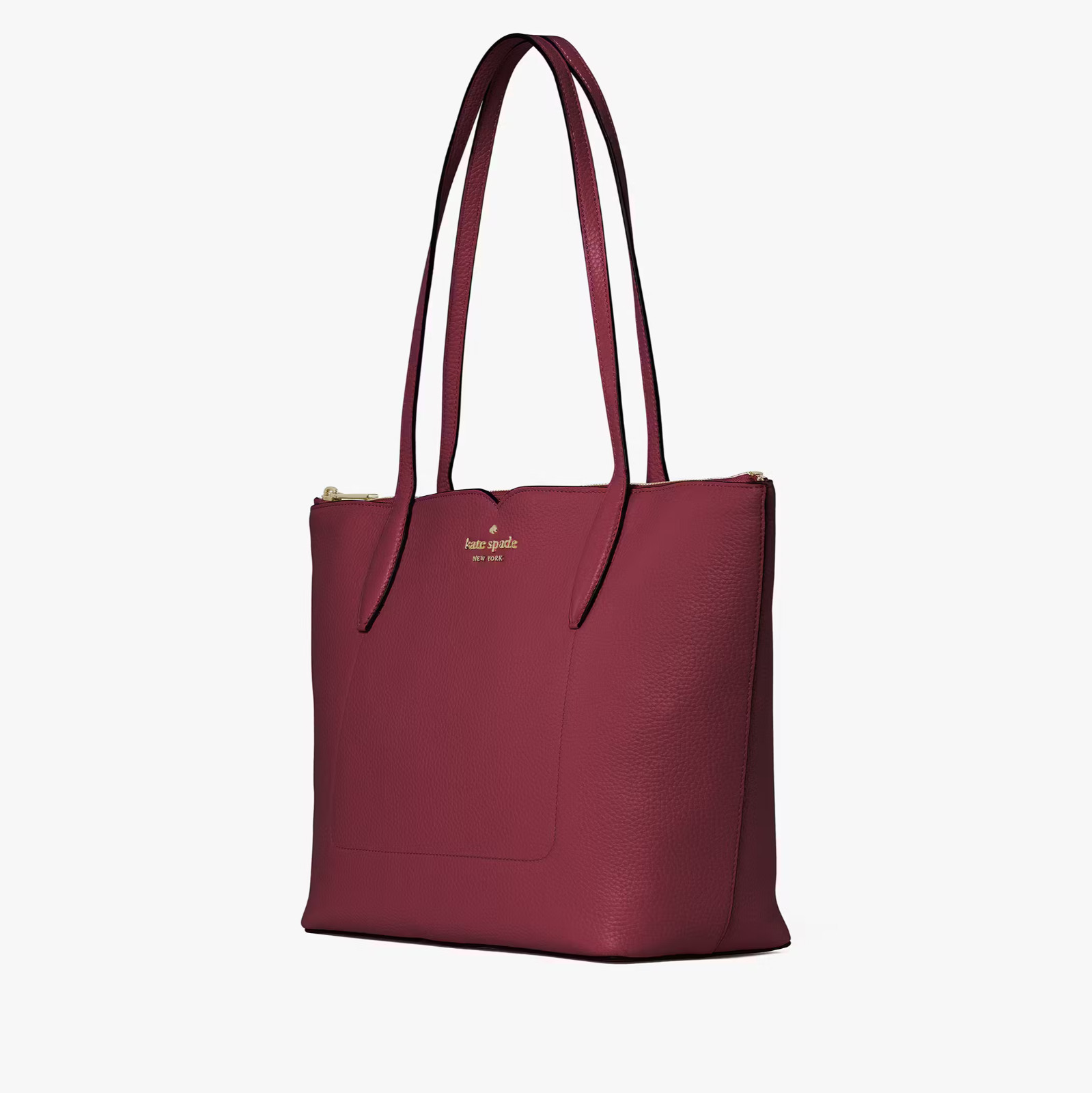 Kate Spade Harlow Tote Bag Red Jam Leather NWT