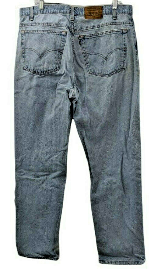Levi’s 540 38×30 Relaxed Fit Jeans Distressed Denim USA Made 100% Cotton