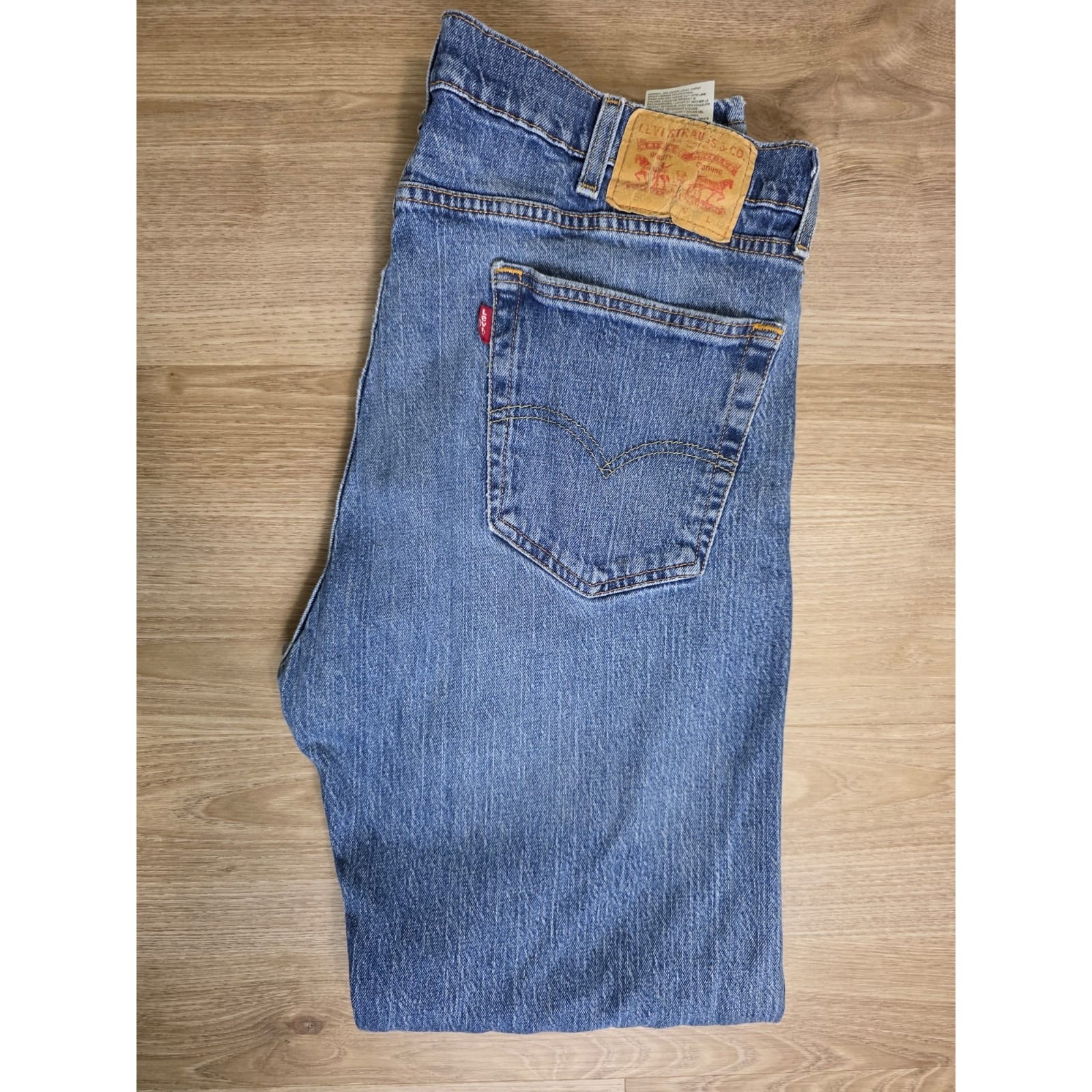 Levi’s 541 Athletic Fit Jeans Men’s 38×32 Light Wash Tapered Denim Pants
