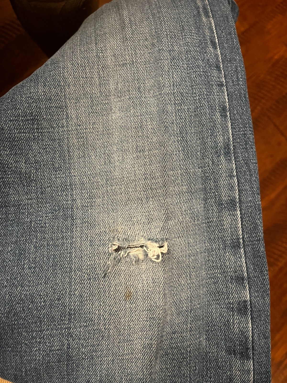 Levi’s 527 Slim Bootcut, distressed