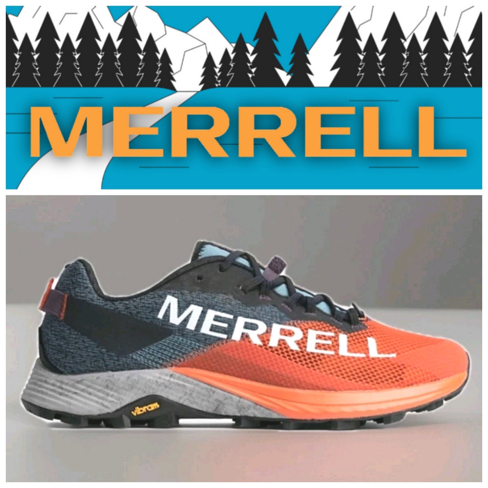 NEW Mens (CHOOSE SZ) MERRELL MTL Long Sky 2 Trail Runner🏃 J067141 TANGERINE 🍊