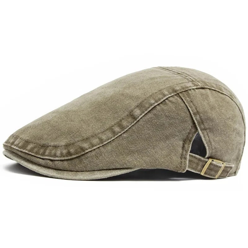 Men Vintage Flat Cap Driver Hat Adjustable Casual Golf Newsboy Unisex