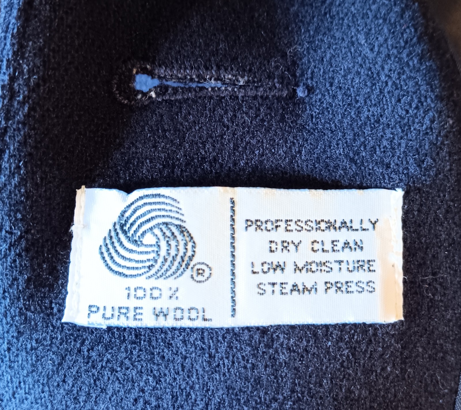 100% Wool Blazer Vintage Norton McNaughton Petites Women’s 4 Navy
