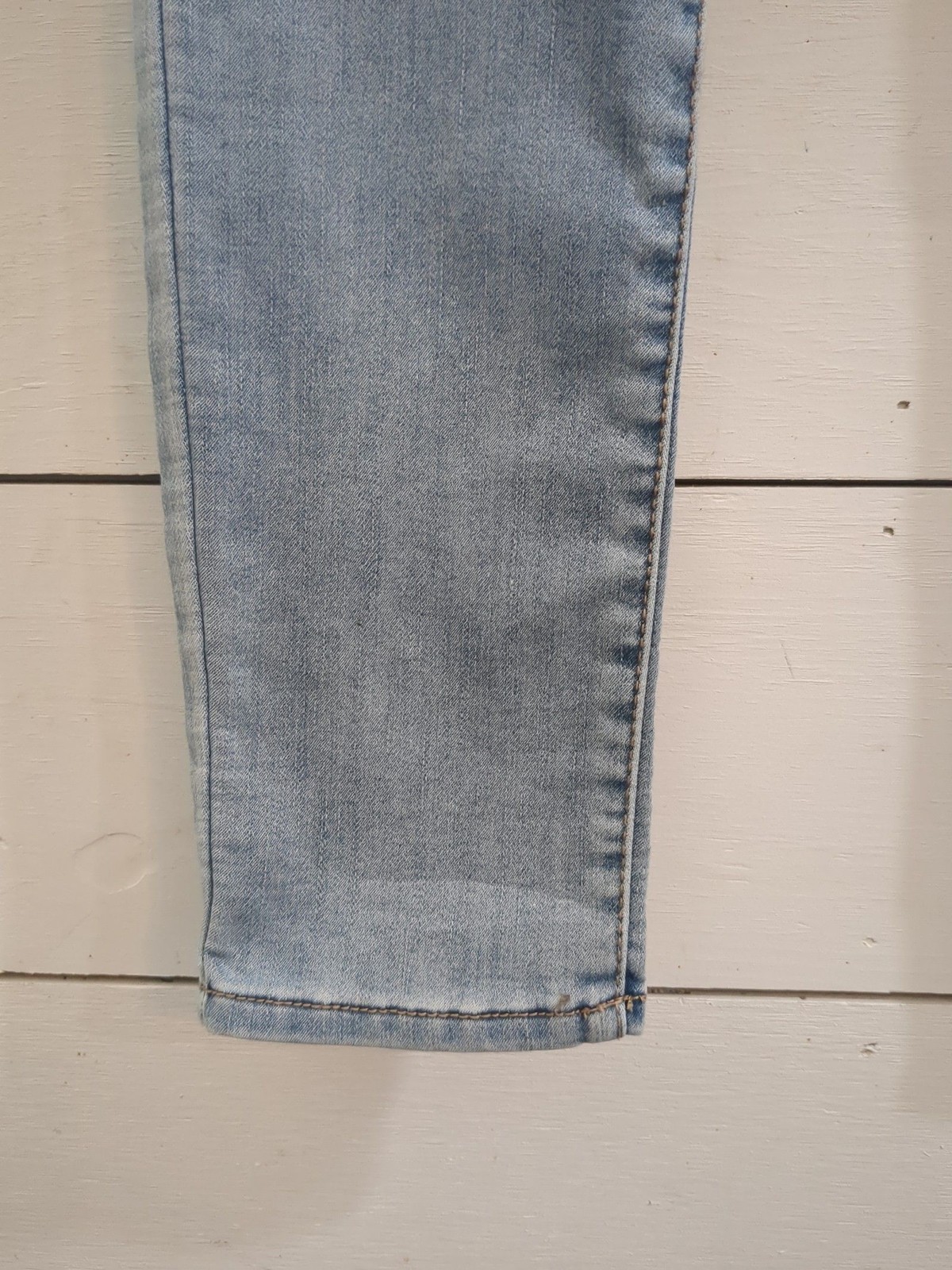 Jordache super skinny snap button fly light wash jeans denim size 18