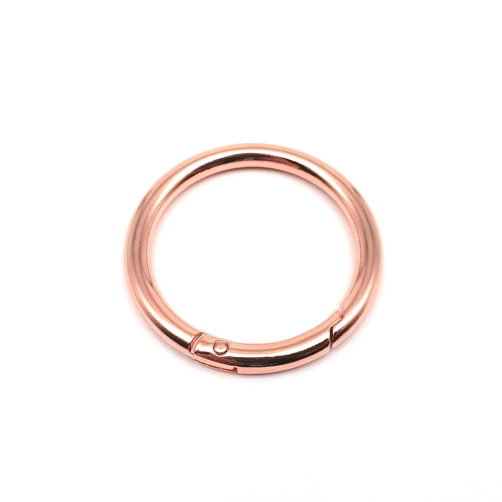 Thick Metal Spring Gate O Ring Buckle Bag Strap Keyring Snap Clasp Leather DIY