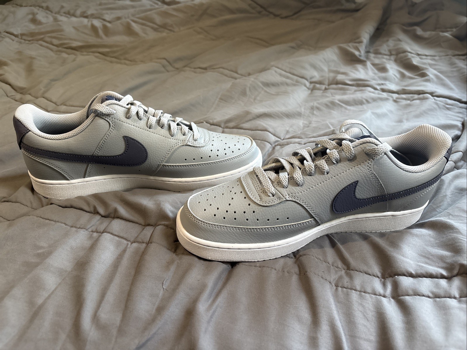 Nike Court Vision Low Men’s Shoes Gray Size 9.5