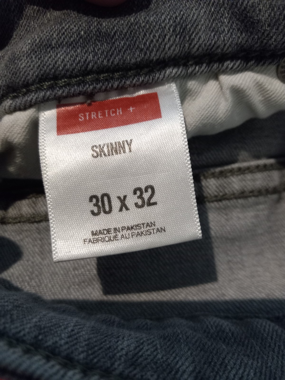 ** ** EXPRESS Mens Denim Jeans 30×32 Slim Skinny Leg, Cotton blend, Vintage Gray