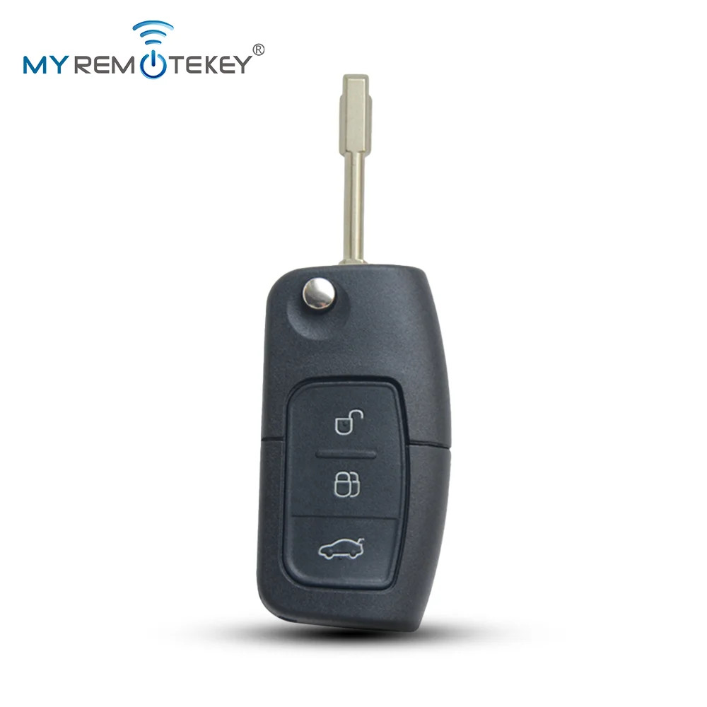 Flip remote key 3 button 434Mhz FO21 blade for Ford Mondeo Focus Fiesta C Max