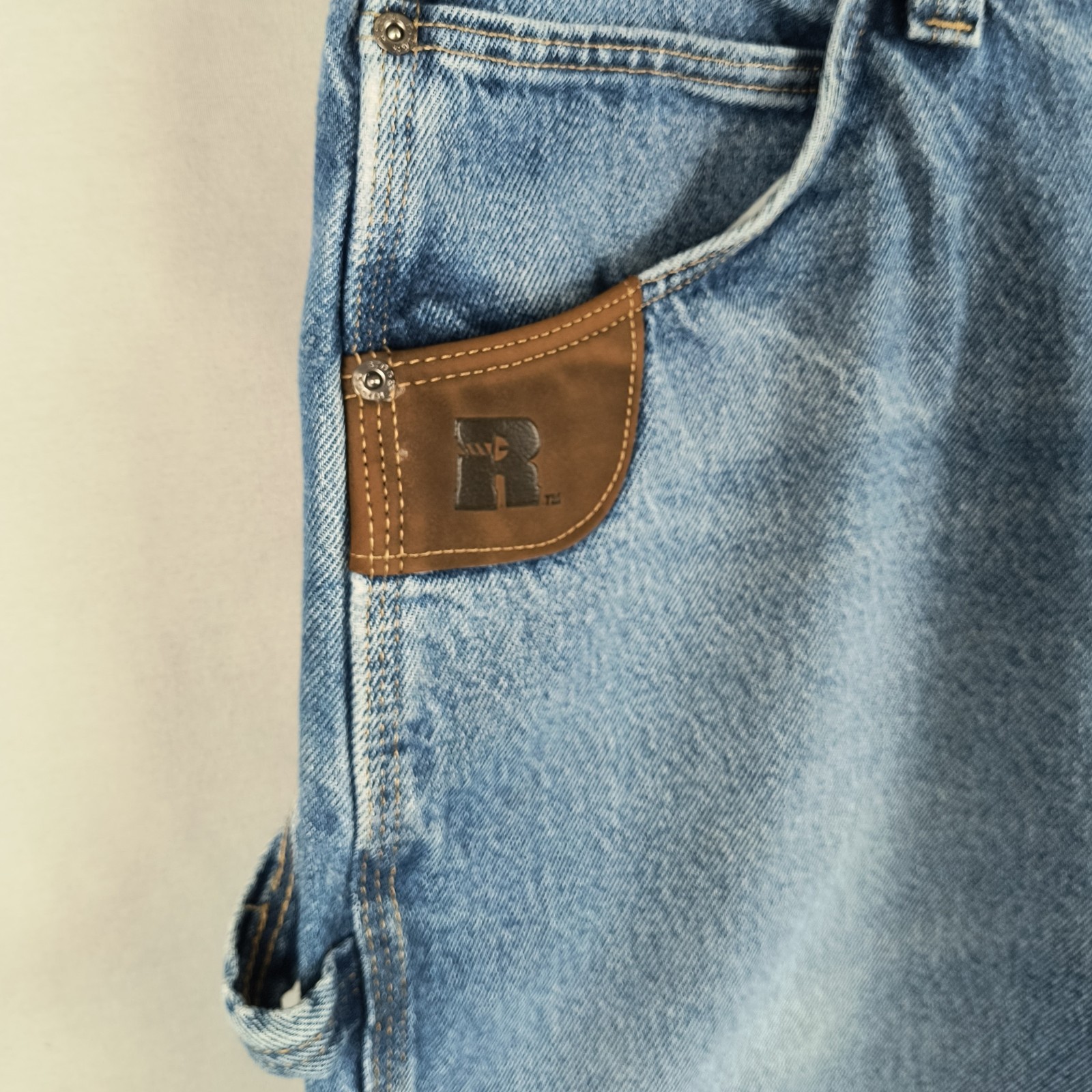 Wrangler Riggs Workwear Carpenter Jeans Mens 36 x 25.5 Cropped Relaxed Straight