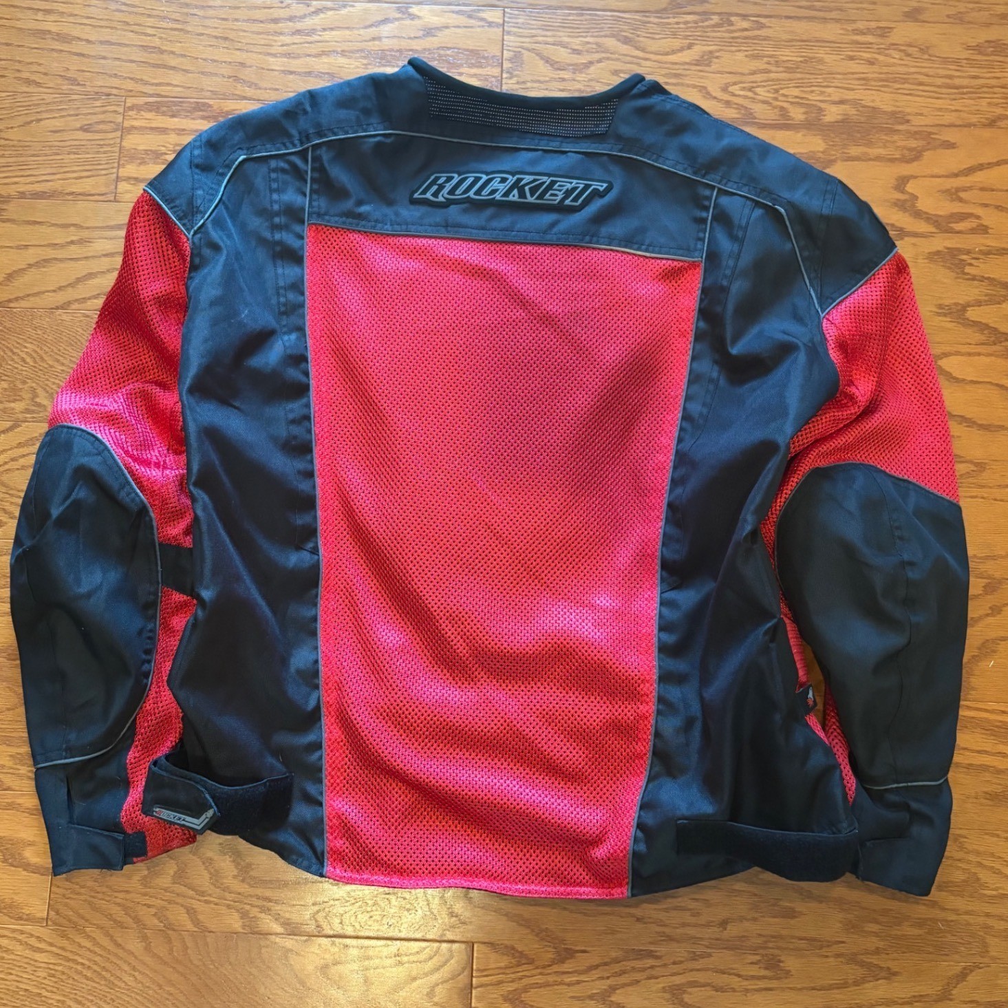 Joe Rocket Phoenix Mesh Motorcycle Jacket Red Black Armored Mens 2XL