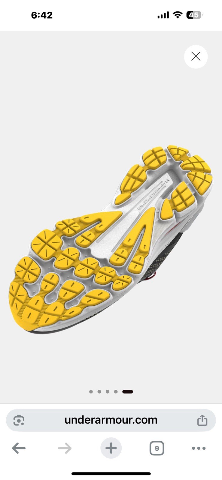 UA SpeedForm® Gemini – Black / Ivory Dune – 003