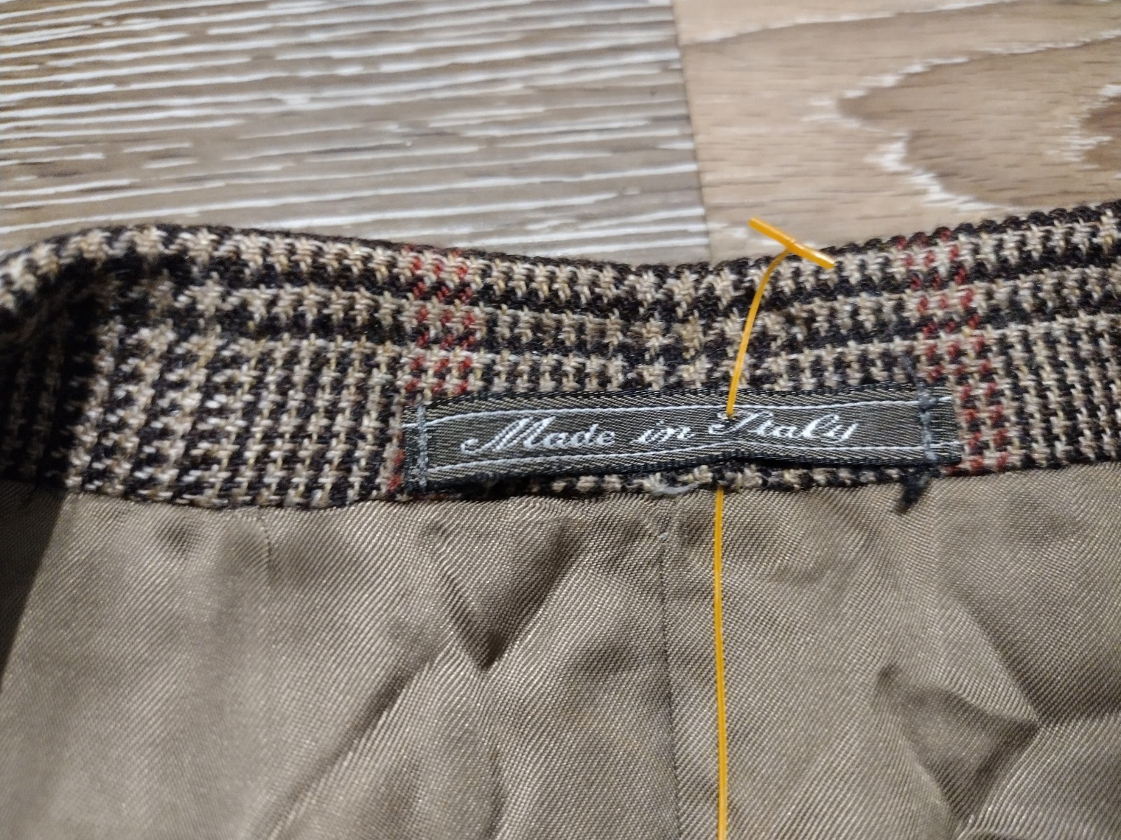 Corneliani Sport Coat 42R Brown Windowpane Check Wool Mohair Cashmere