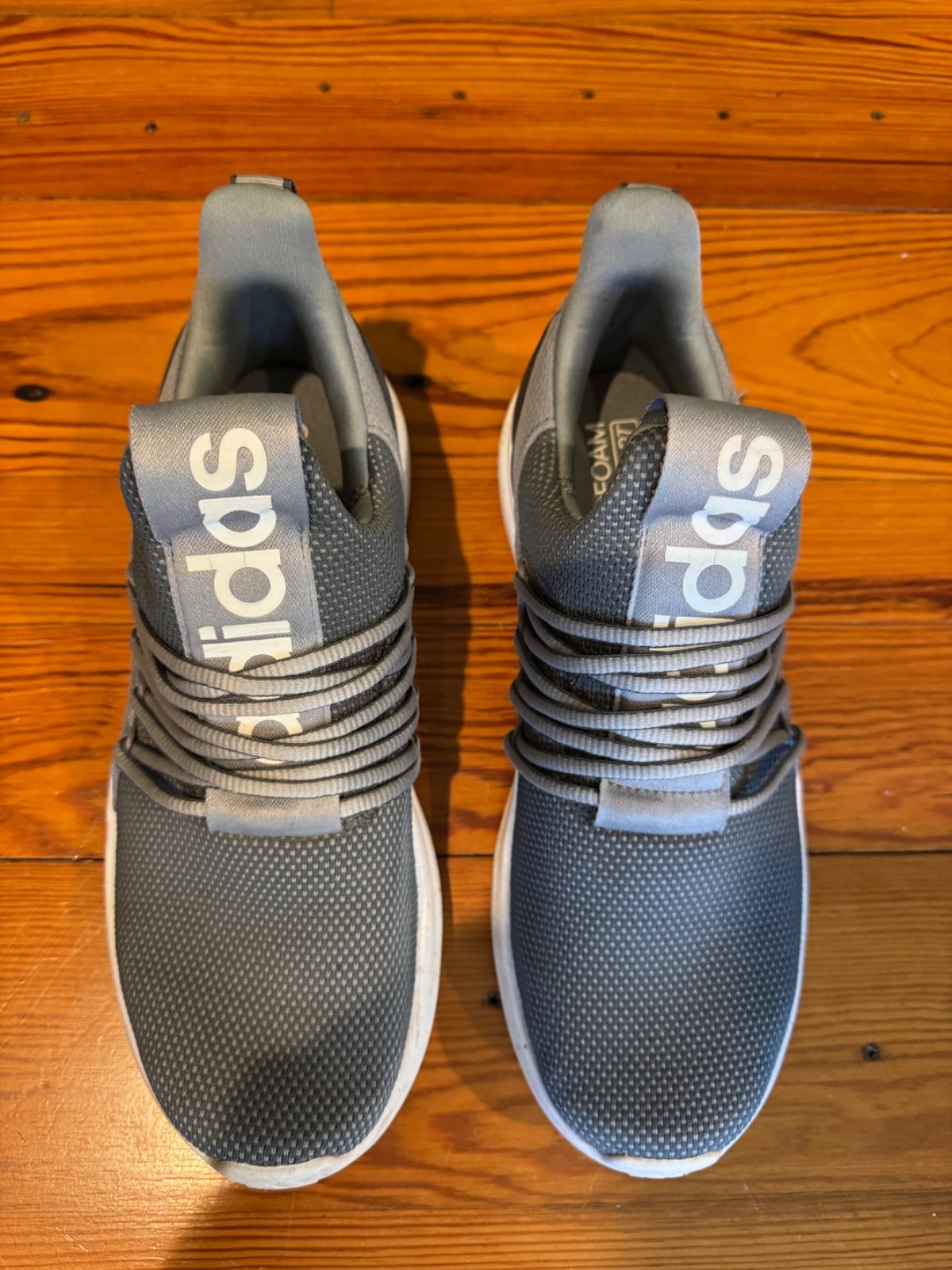 Size 9.5 – adidas Lite Racer Adapt 7.0 Grey White