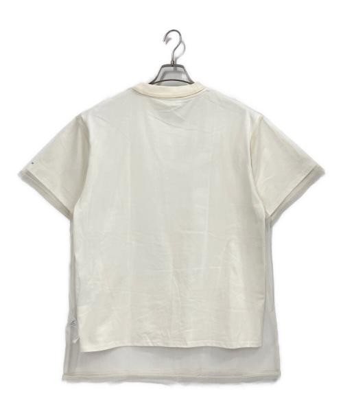 Ameri Layered Concept TEE Beige Cotton/Nylon Ladies Free Size Top