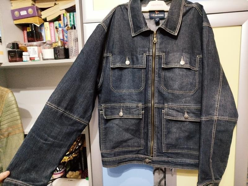 Men Brioni Jacket Grey Denim M