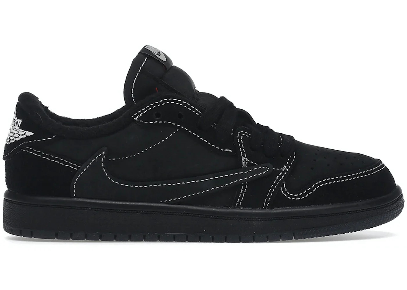 Size 13.5C – Jordan 1 Retro Low OG SP Travis Scott Black Phantom (PS) – DO5442-0