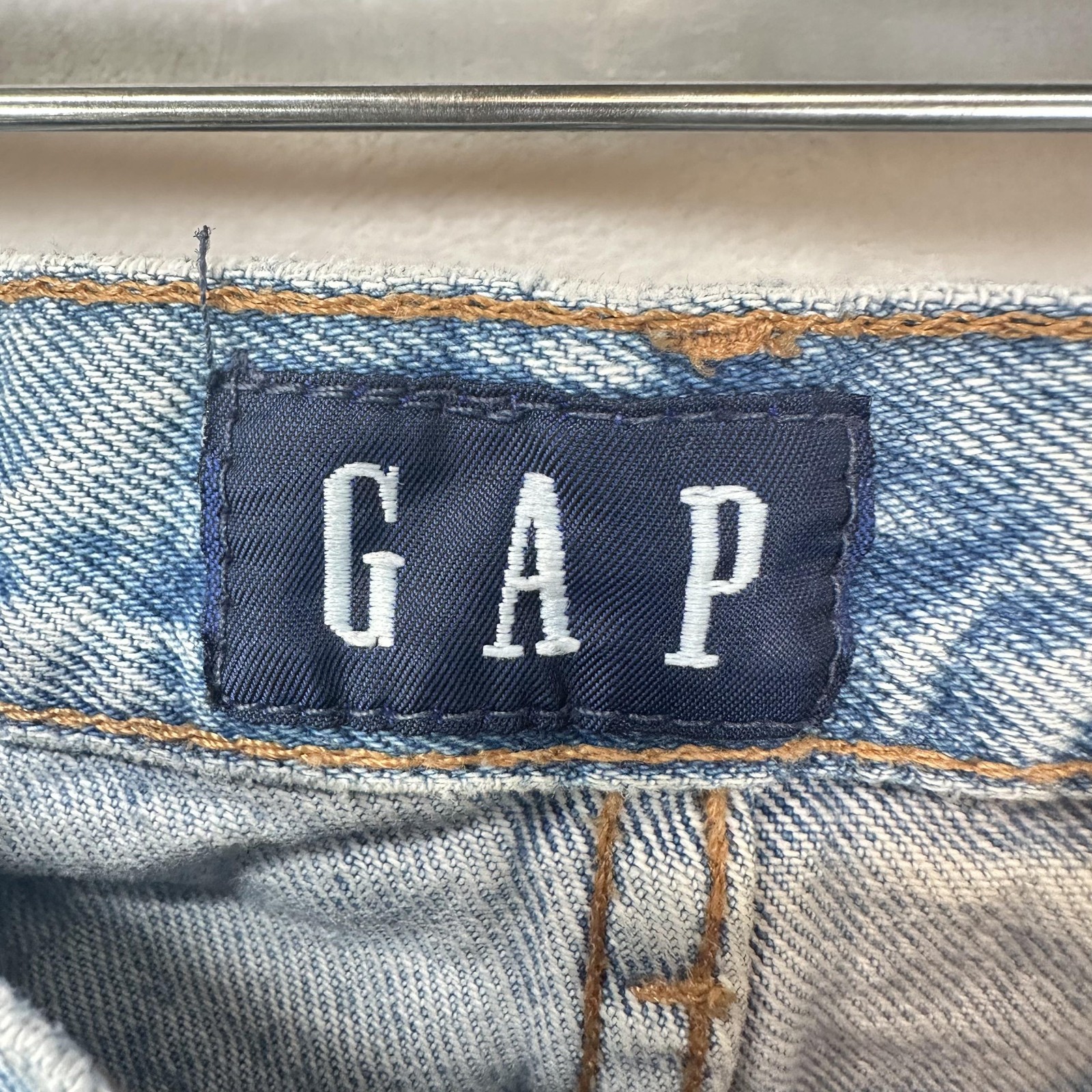 Vintage Gap Mom Jeans Womens 16 Blue Reverse Fit High Rise Relaxed 32×29 Denim