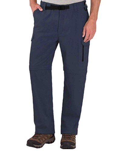 BC Clothing Men’s Convertible Stretch Cargo Hiking Pants/Shorts. Awesome Pant