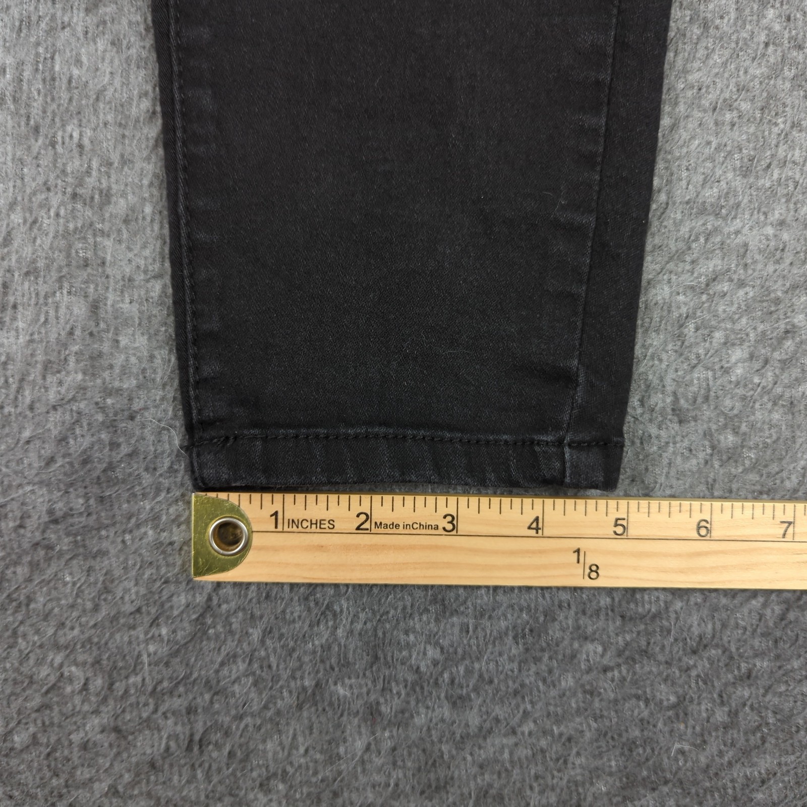 Curve Appeal Jeans Womens 30 Black High Rise Minimalist Jegging Stretch Casual