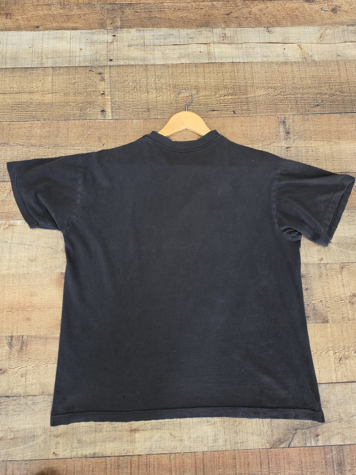 Vtg 90s Wolf Nature Outdoor Single Stitch T Shirt Sz L Made In USA Distressed