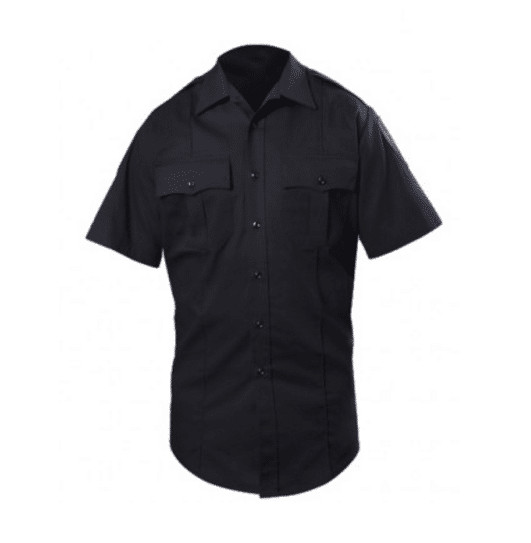 8713X NEW Blauer Short Sleeve Dark Navy L.E. Cotton Blend Duty Shirt
