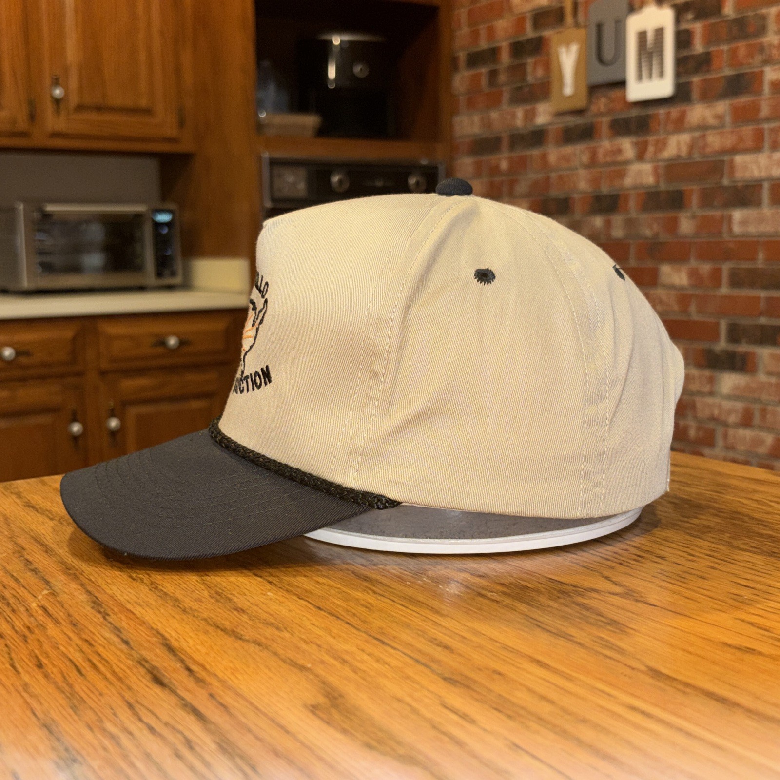 Vintage Amarillo Livestock Auction Youngan Rope Snapback Trucker Hat USA