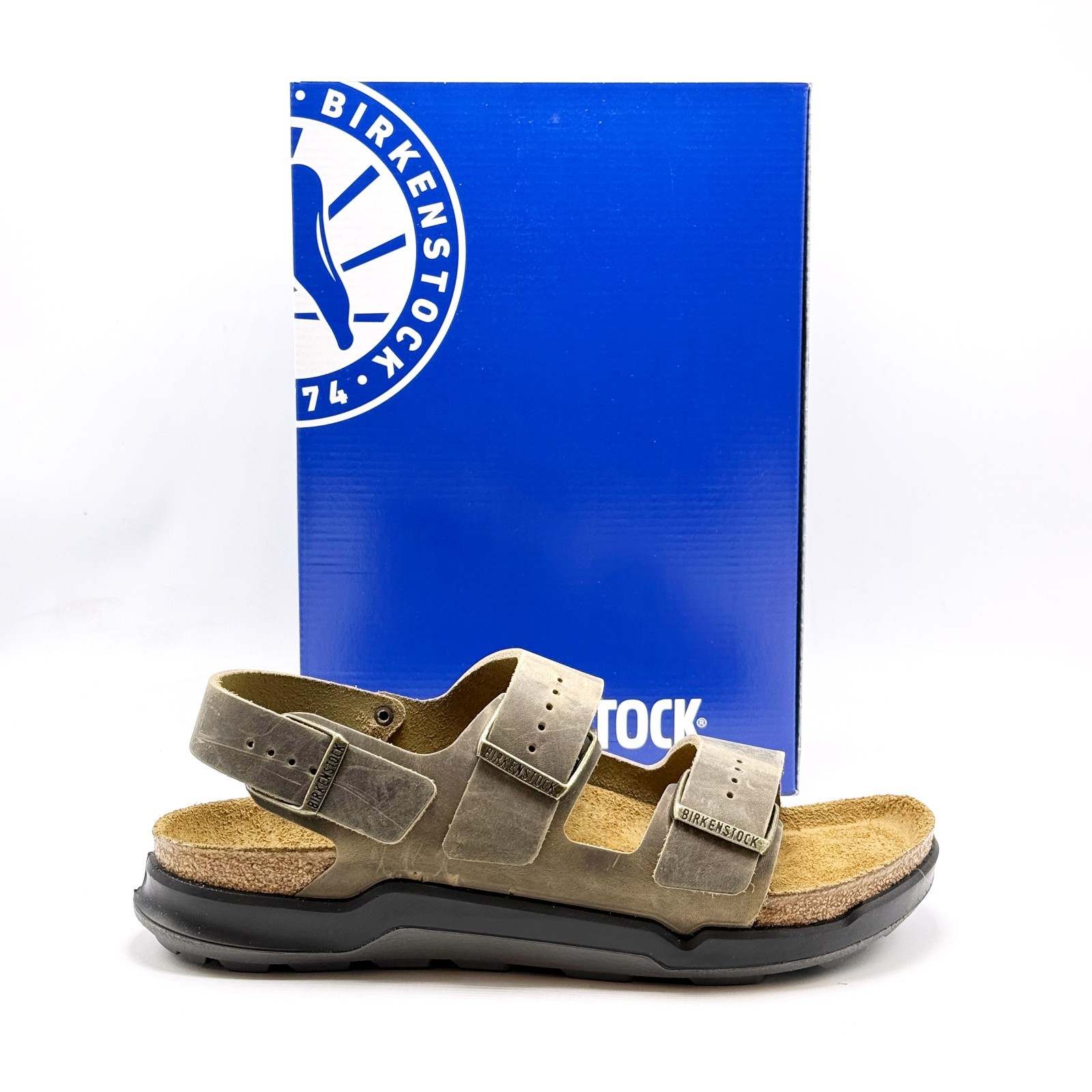 *NEW* Unisex BIRKENSTOCK Milano Crosstown Oiled Leather FADED KHAKI (1018427) 👍