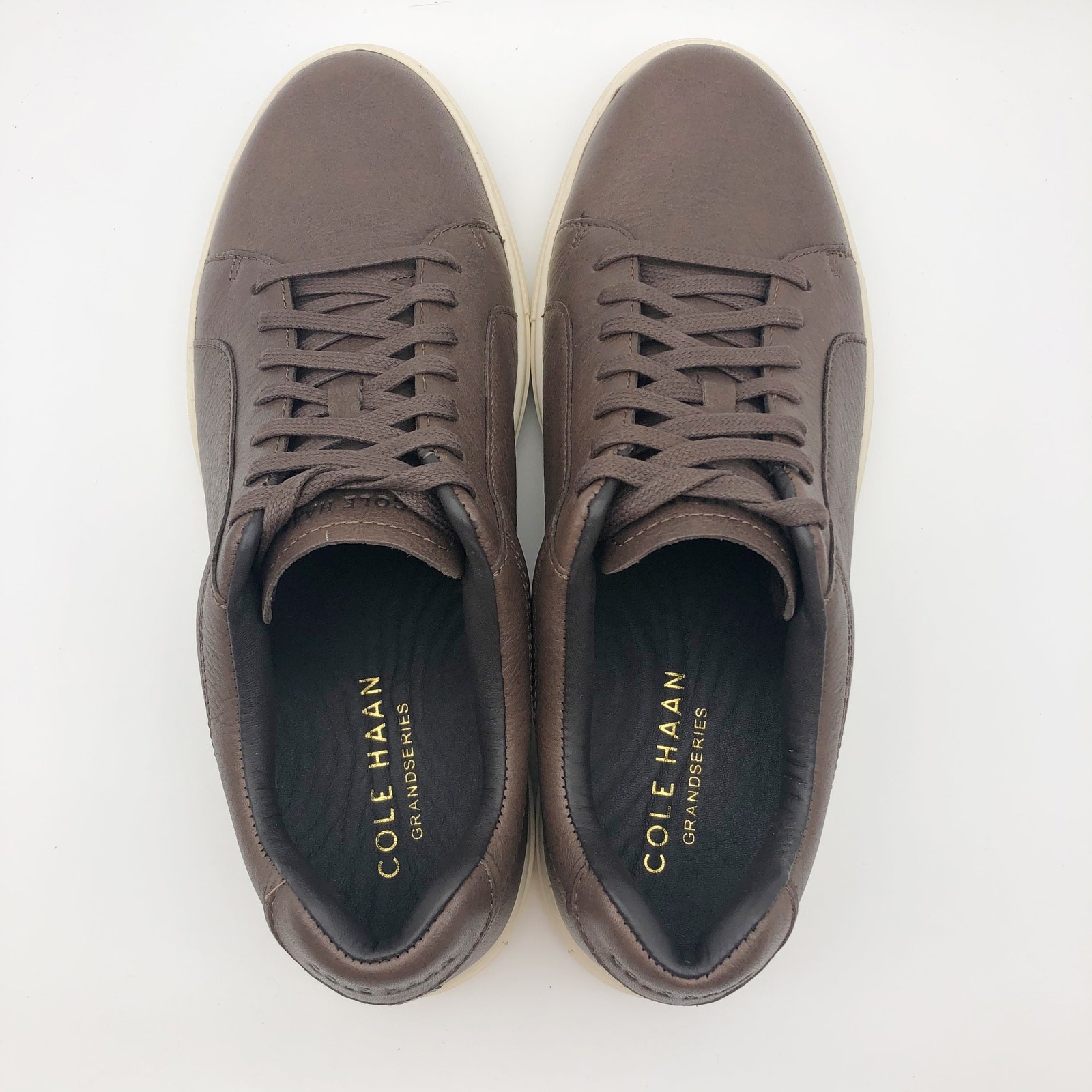 Cole Haan Mens Jensen Low-Top Casual Sneakers US 9 M EU 42 Brown Leather NIB