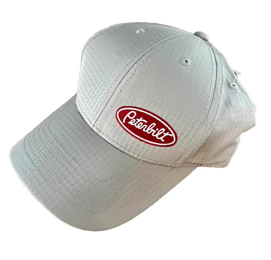 Peterbilt Trucks Motors Light Gray Velocity Structured Snapback Cap/Hat