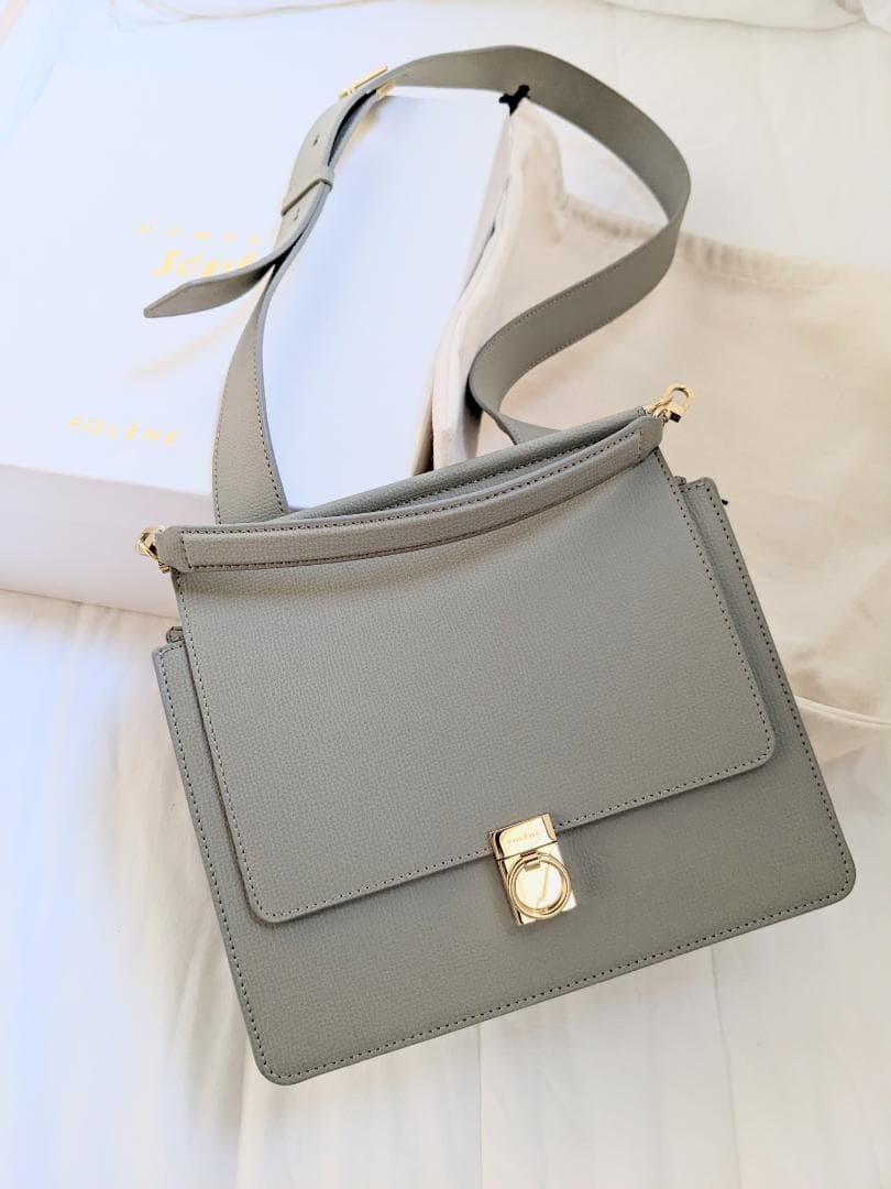 Polene Num ro Sept Leather Rare Color Olive from Japan