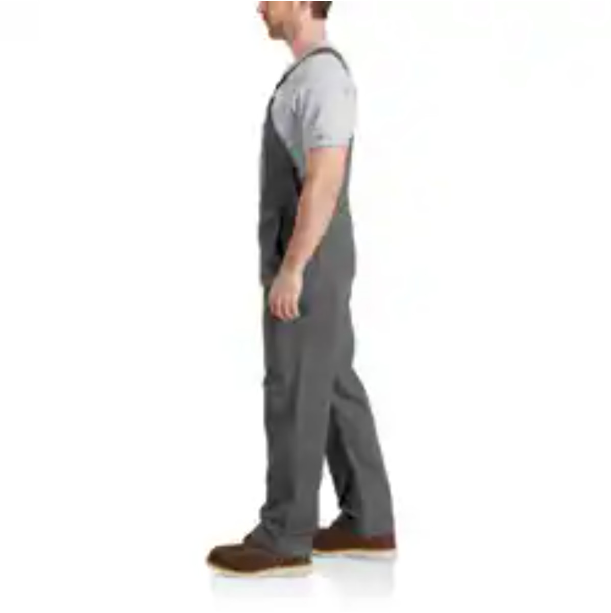 New Men Carhartt Rigby Bib Overall Gravel 🔥No Import Fees 🔥SALE DEAL