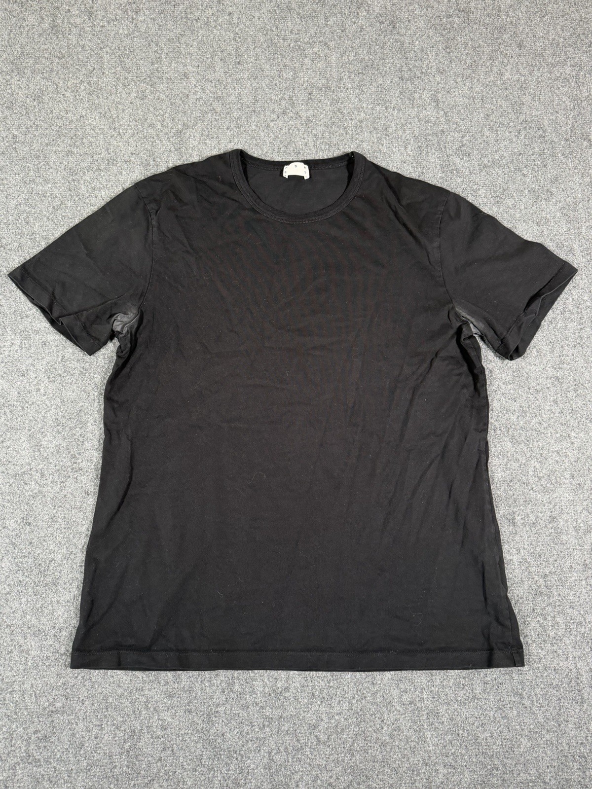 Asket The T-Shirt Organic Cotton Mens Size Large Black Short Sleeve Quiet Luxury