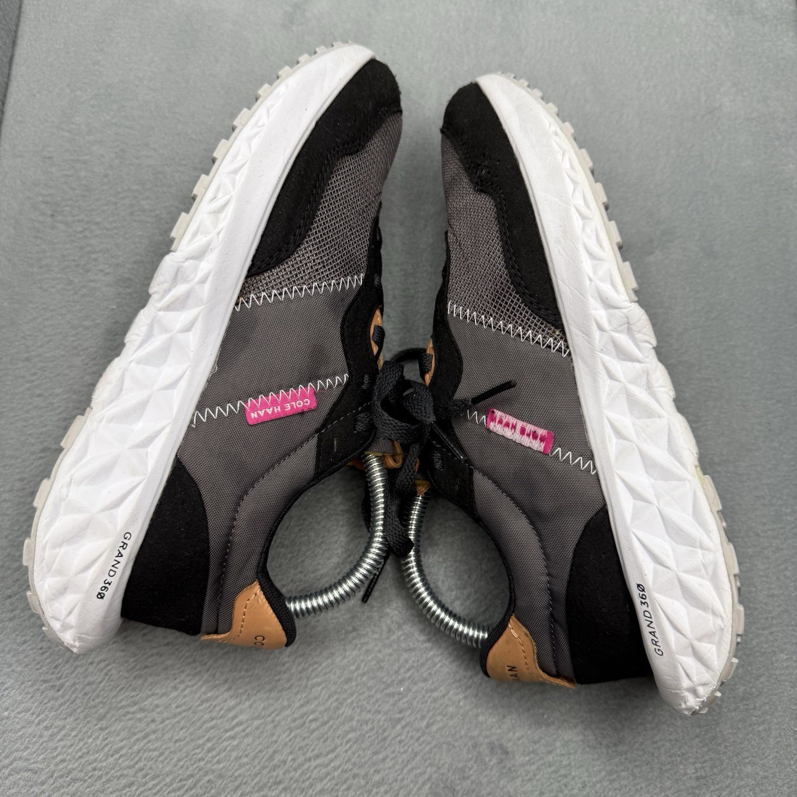 Cole Haan Zerogrand All-Day Runner Womens 7.5 Black Gray Grand 360 Sneakers