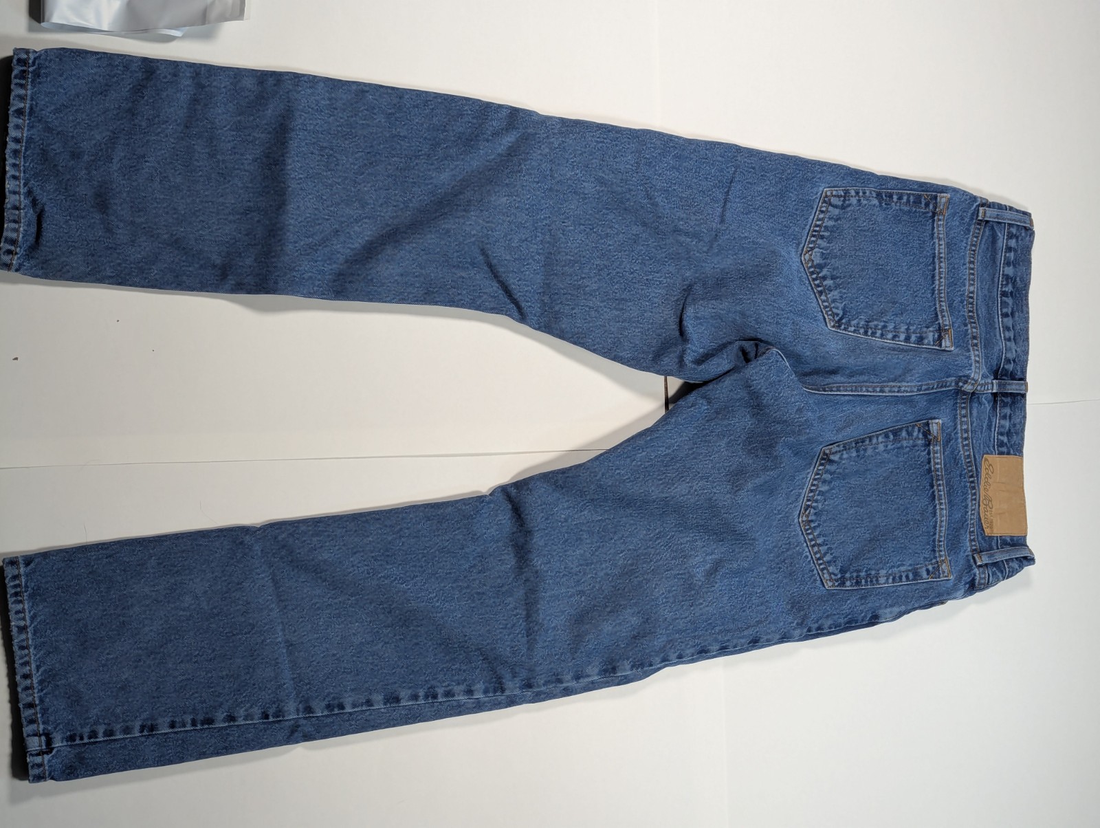 Eddie Bauer Straight Leg Denim Jeans Blue Medium Wash Classic Fit Mens 31×32
