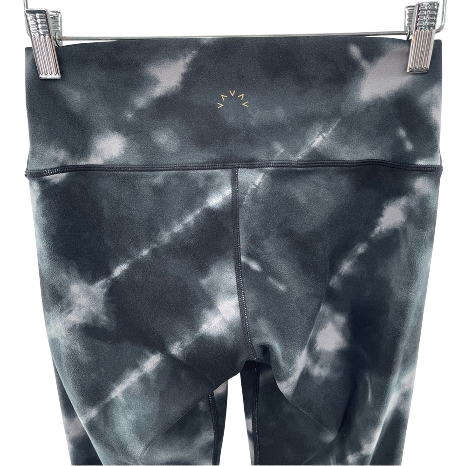 Varley Century Legging Leyland Black Marble Look Sporty High Rise Leggings