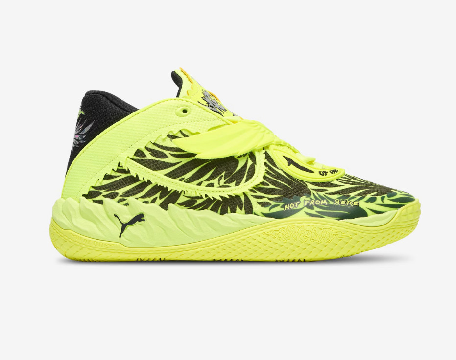 PUMA MB.05 Voltage Yellow Alert Black Lamelo Ball Men’s 7.5-13 Classic NEW Melo