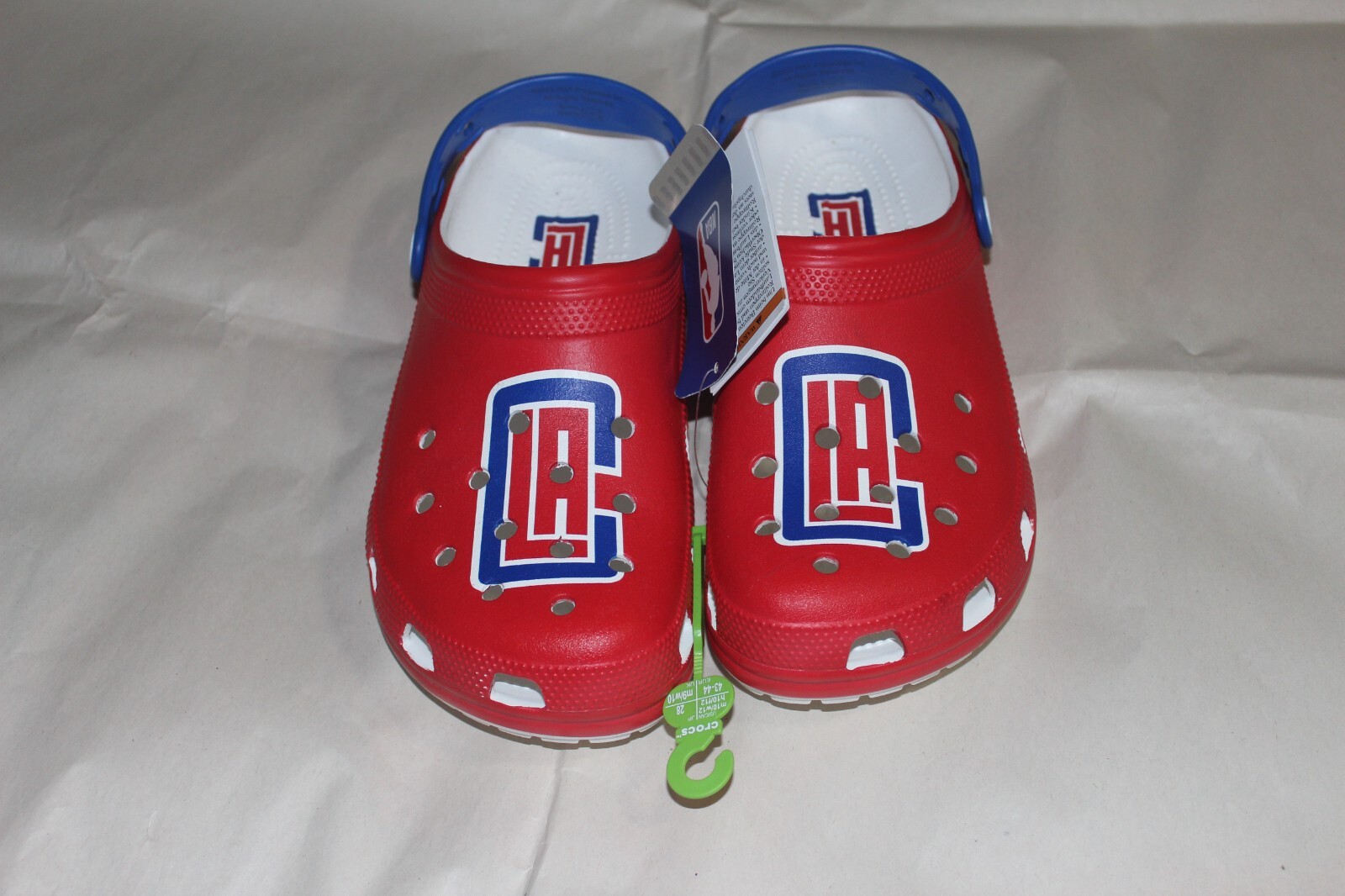 Crocs Los Angeles Clippers Red/ Blue Size 9M/ 11W