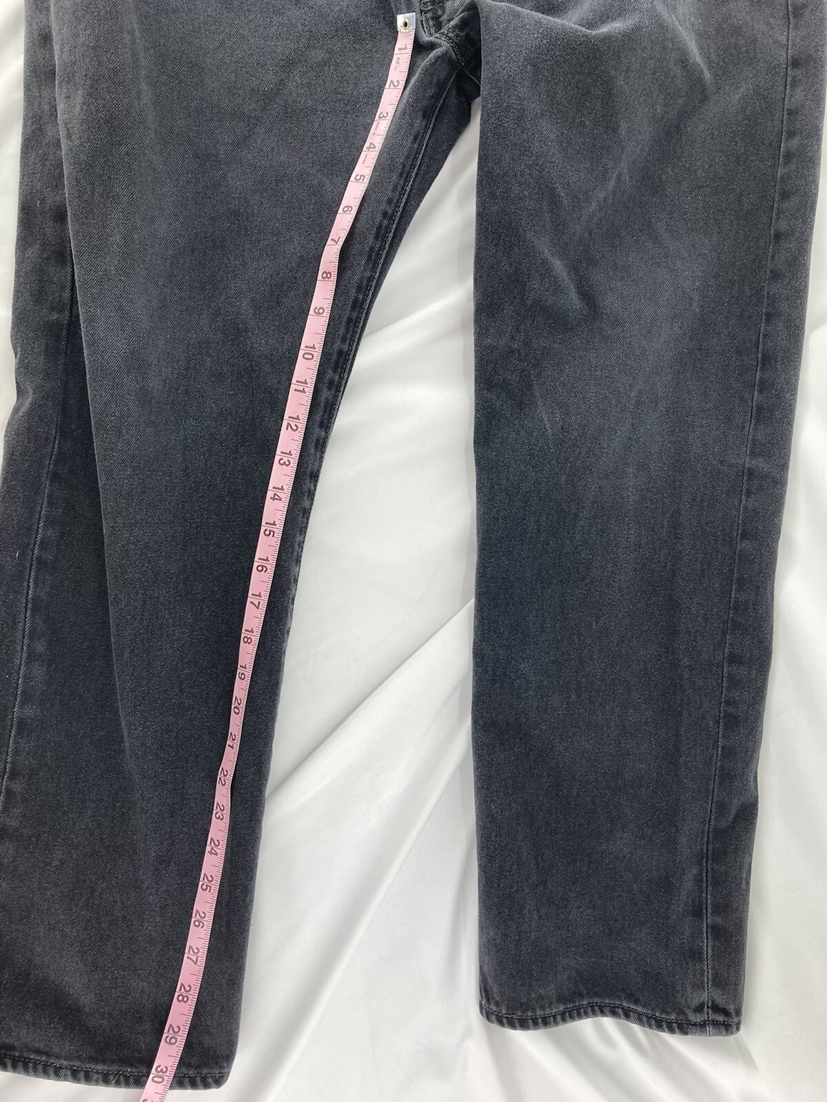Levi Strauss Men’s Black Jeans Size W42 L30 Button Fly