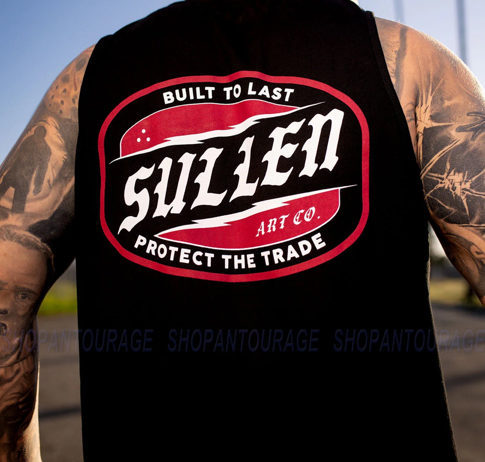 Sullen Art Collective Slant Premium Fit SCM8229 New Tattoo Tank Top for Men