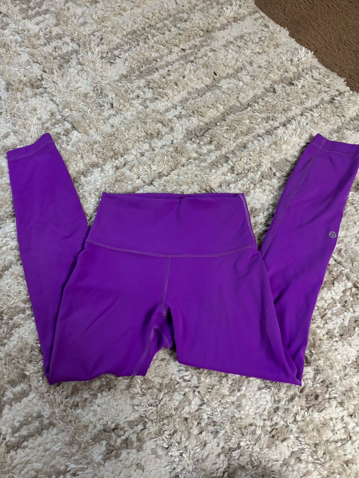 Lululemon Align Leggings Women’s Purple High Rise Yoga Pants Cropped Size 4