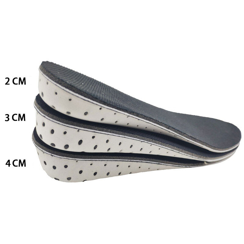 Men Women Invisible Height Increase Insoles Heel Lift Taller Shoe Inserts Pad