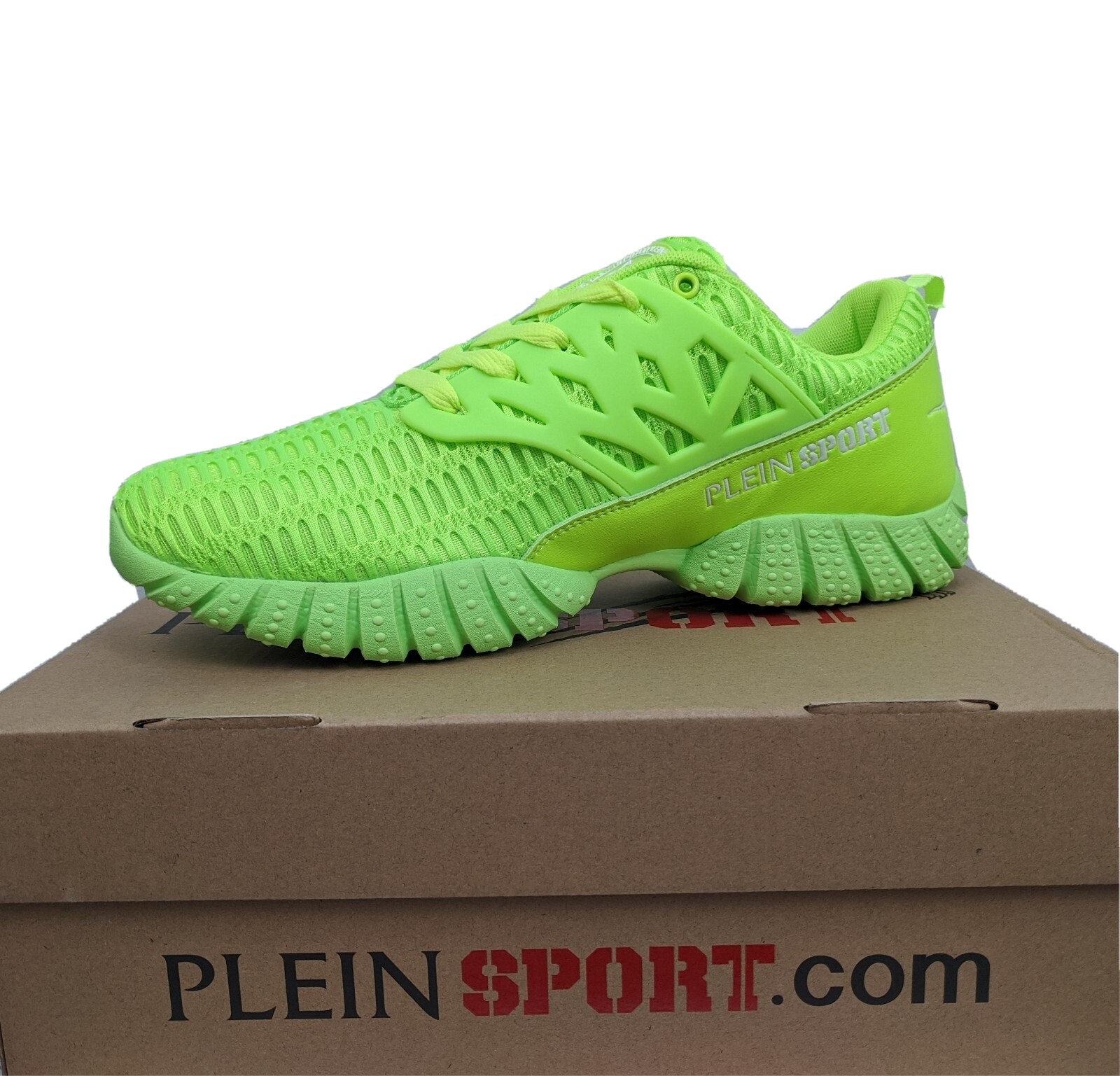 PHILIPP PLEIN SPORT Yellow Thunderstorm Runner Sneakers Shoes US 9.5 EU 43 NIB