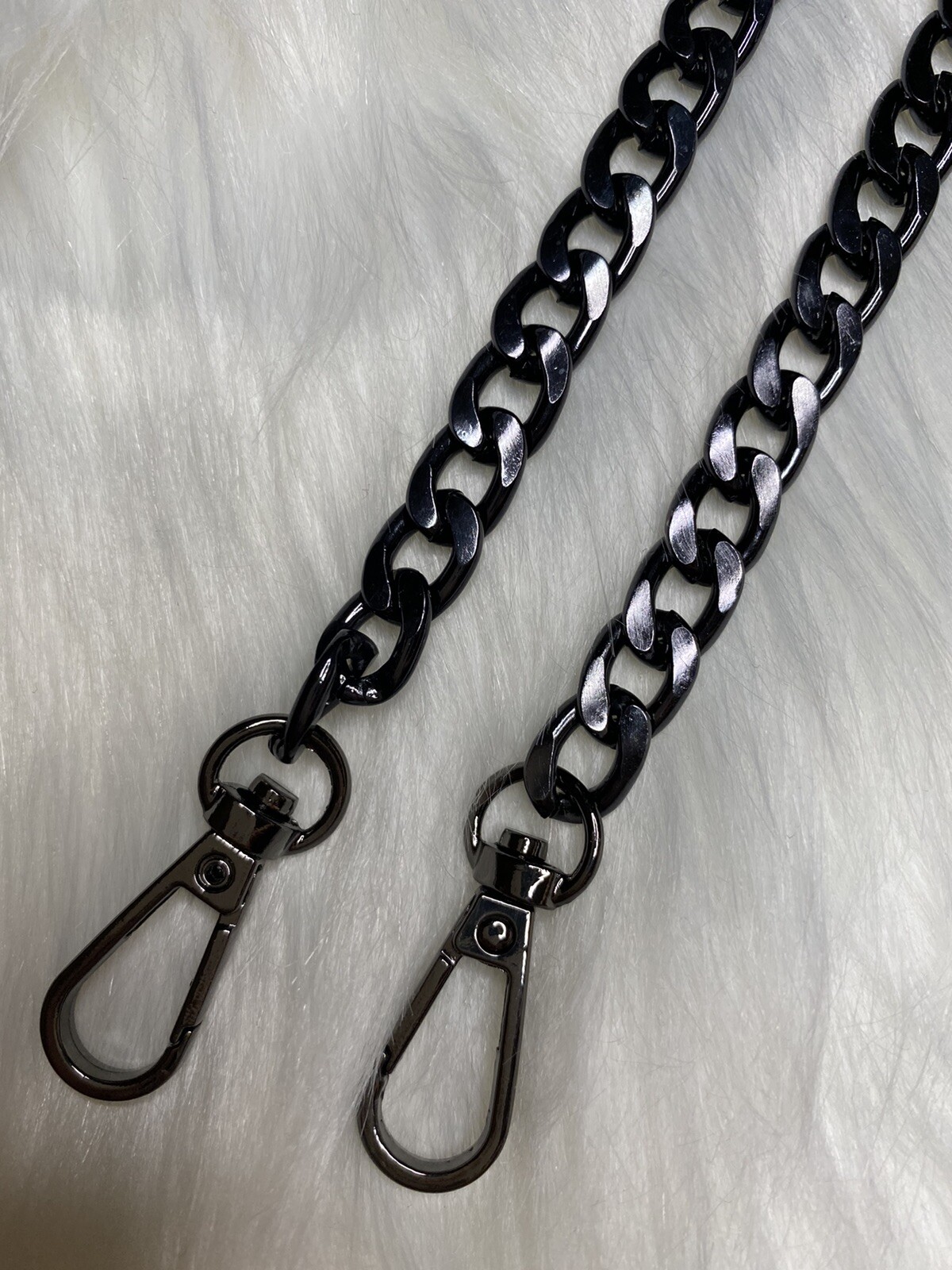 Bag Chain Strap Replacement Shoulder Handbag Purse DIY 15.7” Gunmetal Dark Gray