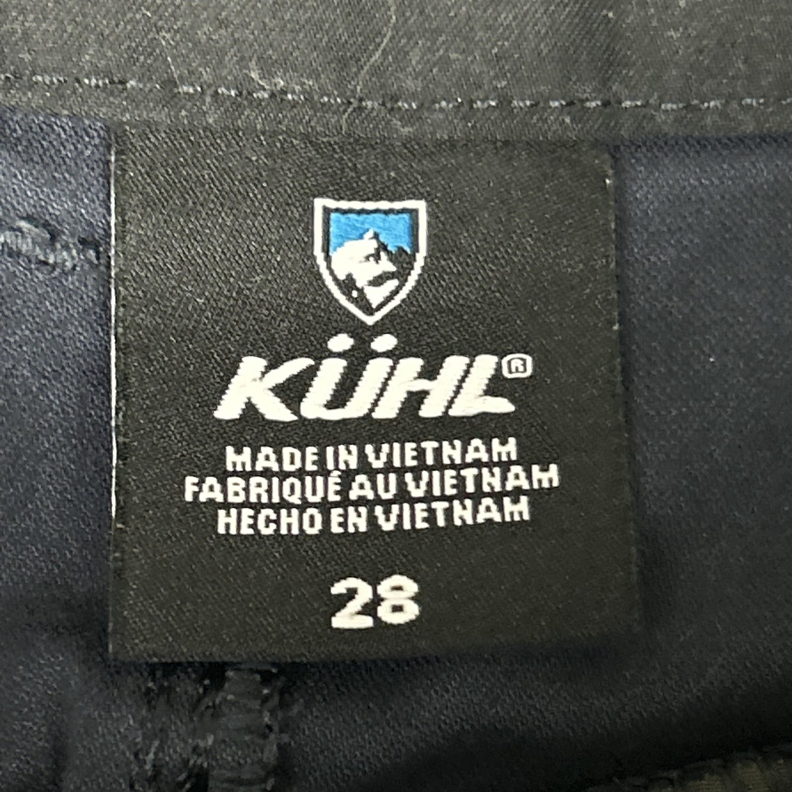 Kuhl Shorts Mens 28 Blue Resistor Lite Chino 10″ Stretch Outdoor Hiking