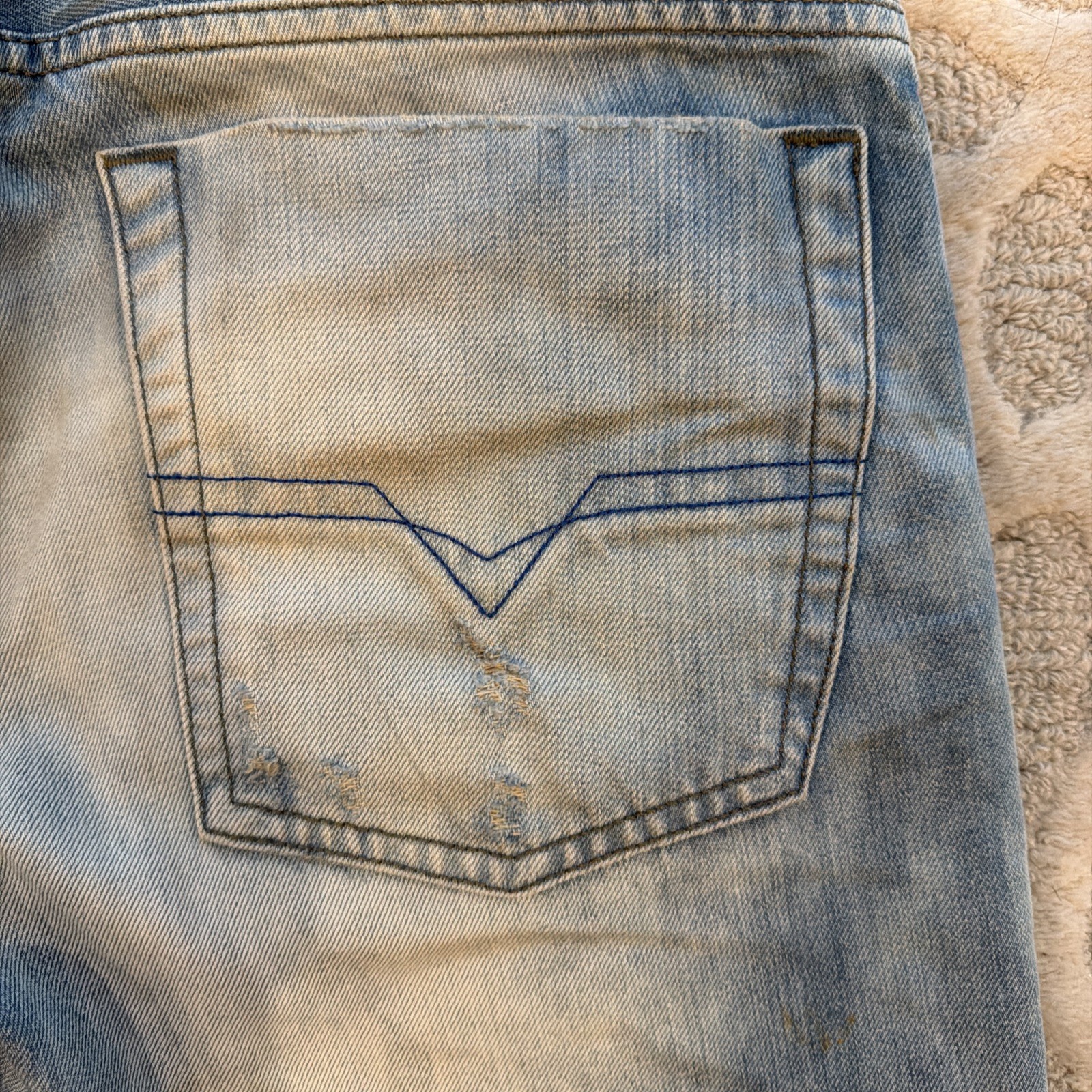 Diesel Zatiny 0882F Stretch “Blue Eyecons 2011/2 Edition” 31×32 RARE WASH.