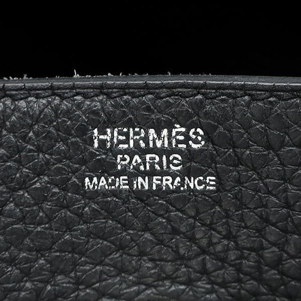 Hermes Lindy 30 2WAY Bag Handbag Black Unisex #HDB141