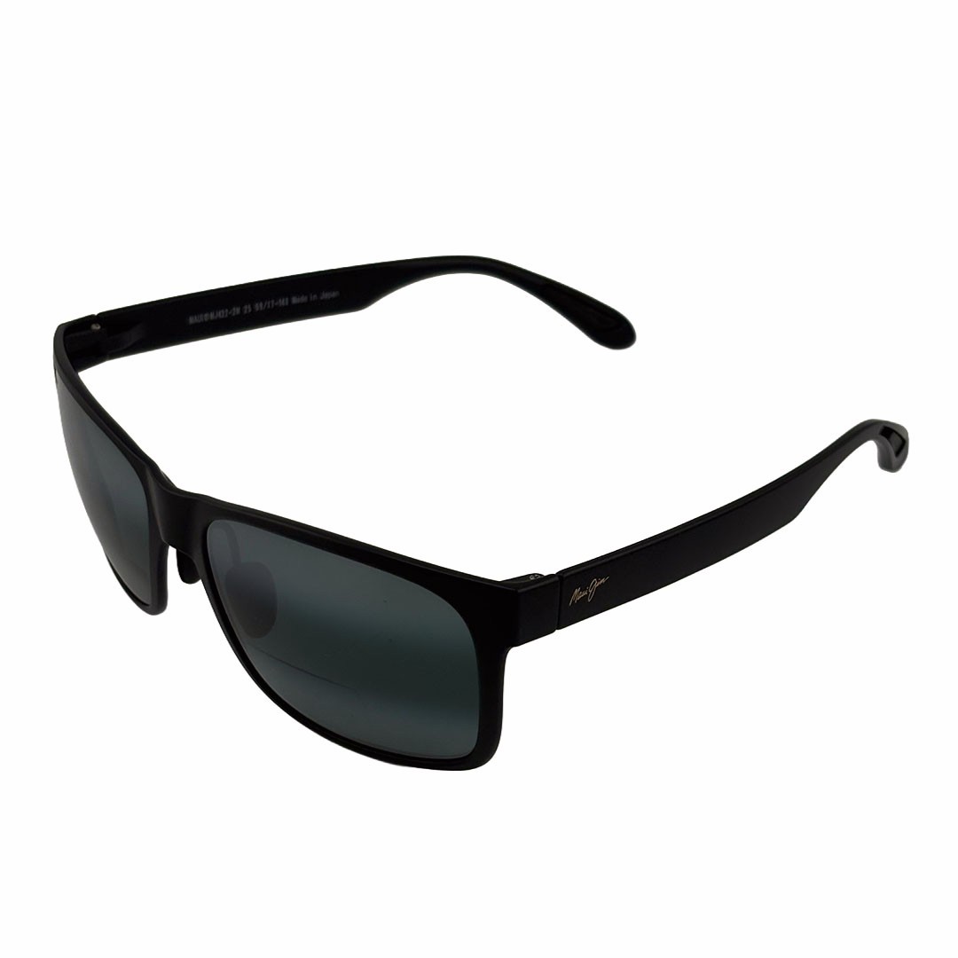 Maui Maui Jim Red Sands MJ432-2M Matte Black Sunglasses 59mm 17mm 140mm – DEFECT