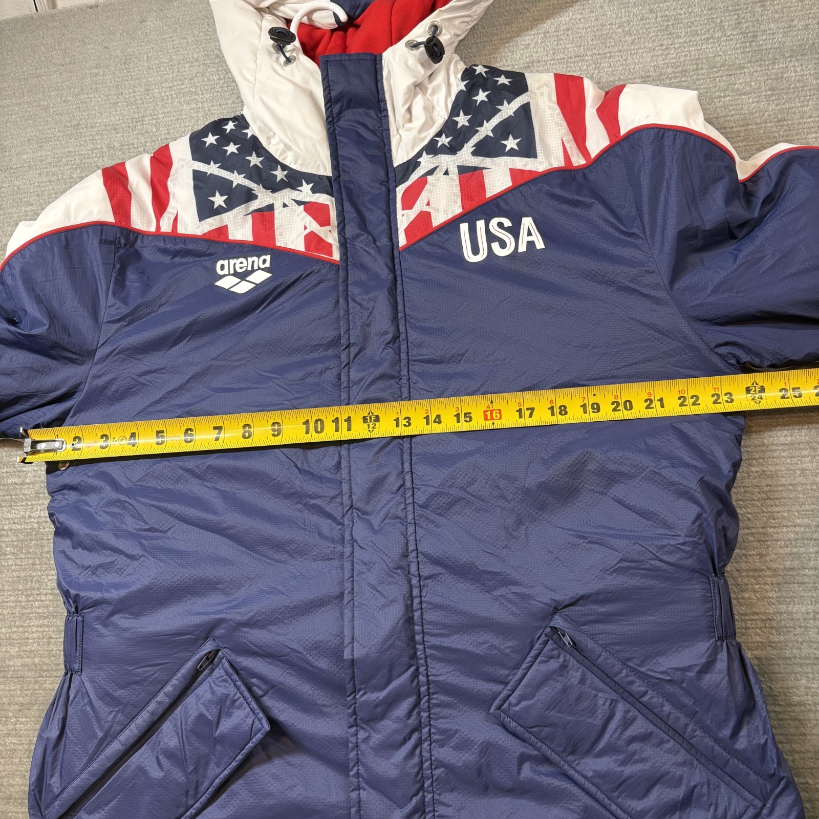Arena USA OG Parka Exculsive Limited Edition Coat Olympics 2020 Size L Unisex