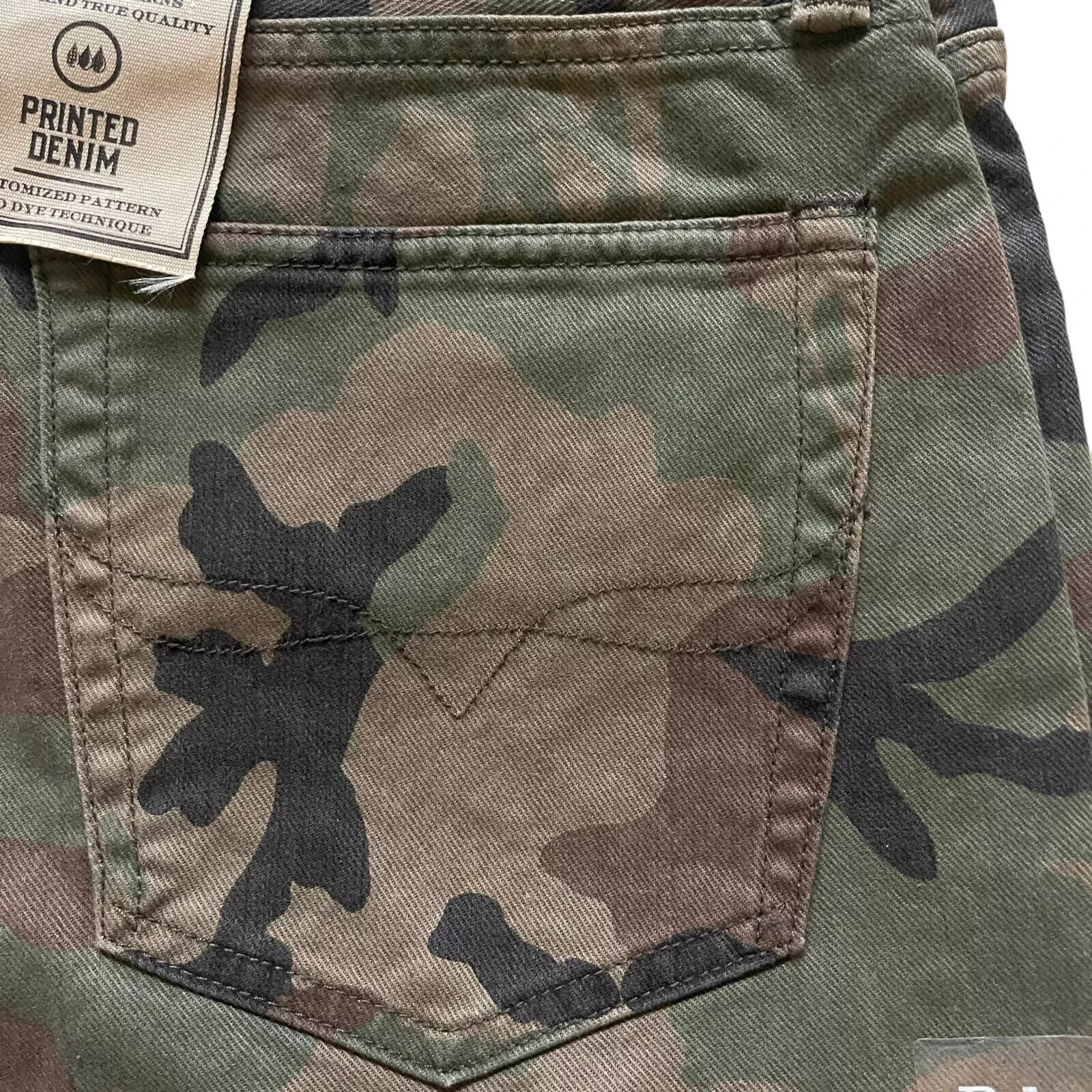 Polo Ralph Lauren Men’s Sullivan Slim Straight Camouflage Stretch Denim Jeans