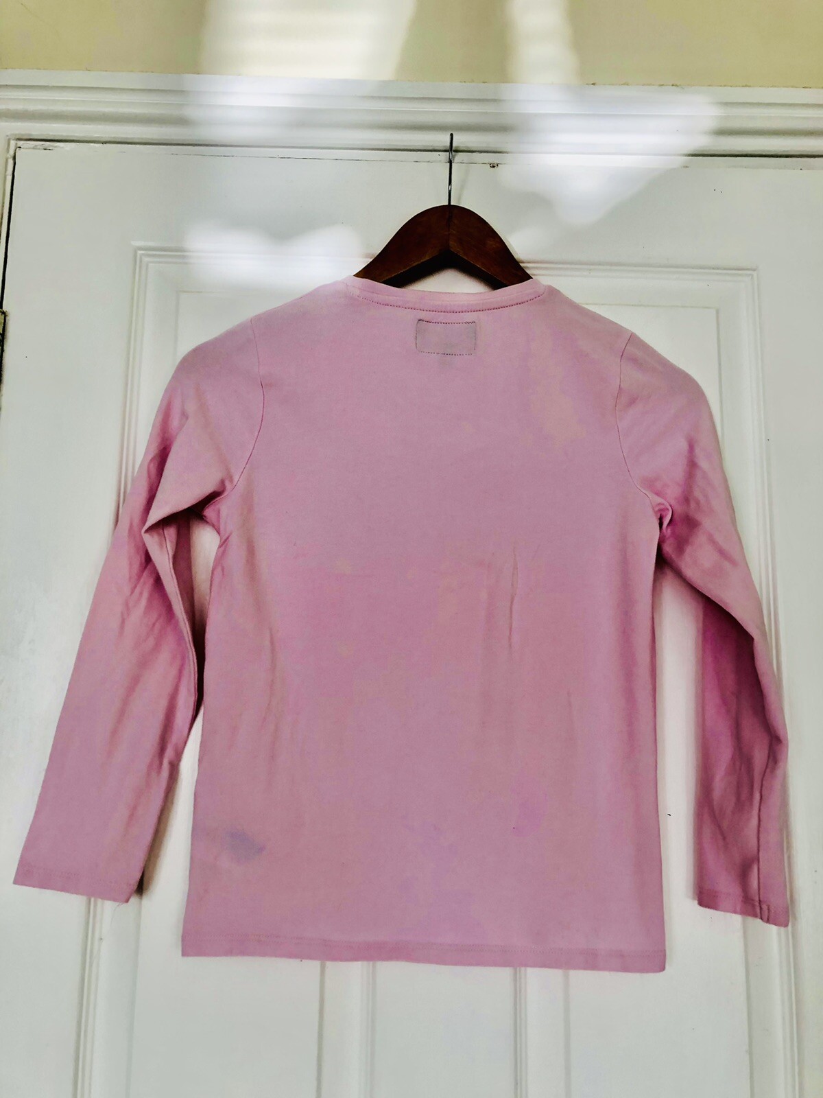 BARBOUR, Women top, size L, light pink, 94% cotton, 6% elastane